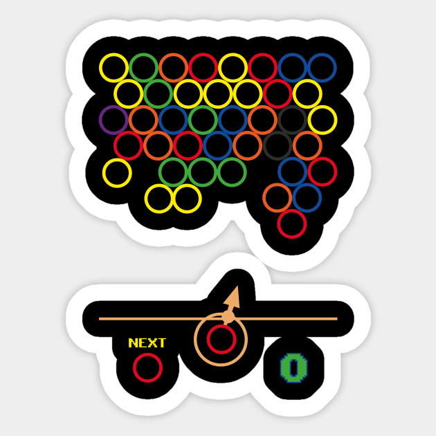 Videogame 80s Vintage Computer Games Retro Sticker by TEEWEB